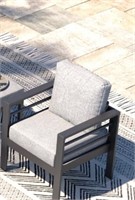 Charlsa Outdoor Set of 2 Chairs - Heathered Grey