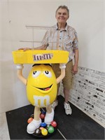 57"  high M & M  Store  Candy  Display