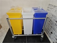 Cart with 3 Storage Containers