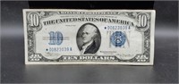 1934 $10 *00823039A Star Note Silver Certificate