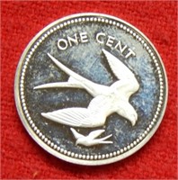 1974 Belize Silver Cent