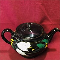 Painted Ceramic Teapot (Vintage)