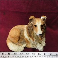 Vintage Chalkware Dog