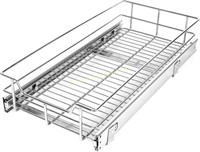 11x17x5.3In Wire Basket Drawer, Chrome