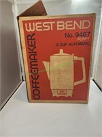 Vintage West Bend 9 Cup Automatic Coffeemaker