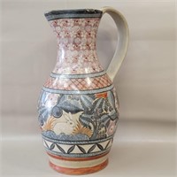 MID CENTURY AMADO GALVEN PITCHER BURNISHED TONALA