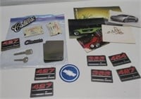 CHEVY GROUPING EMBLEMS-BOOKLETS-STICKERS.