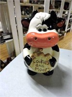 Ceramic Cow Cookie Jar 12"T