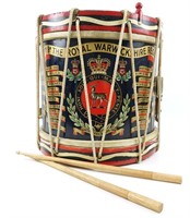 British Royal Warwickshire Regimental Drum