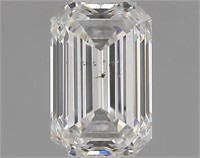 Gia Certified Emerald Cut .52ct Si1 Diamond