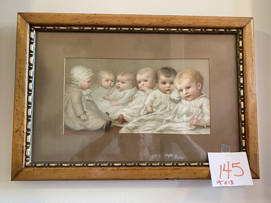 ANTIQUE BABY PRINT