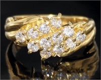 18kt Gold 1.00 ct Brilliant Diamond Ring