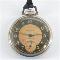 NEW HAVEN Compensated Pocket Watch in Dome