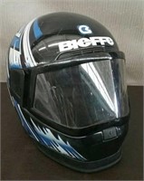 Bieffe Motorcycle Helmet, Black / Blue