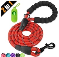 NEW Dog Leash Dog Poop Bag and 5 FT Strong Dog