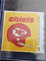 Kansas City Chiefs 1972 NFL properties peel off