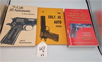 3 Pc. Lot Colt Pistol Books