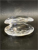 Swarovski Crystal Clam / Oyster Shell & Pearl2.5