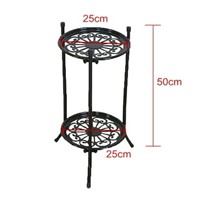 1 Count  2 Tier Metal Plant Stand  Modern Planter