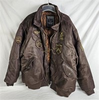 Avirex Premium Aviator Jacket Size Xxl