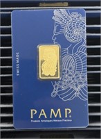 (25) 5g GOLD PAMP SUISSE BARS