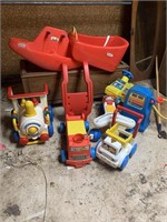 Lot of Playskool, Little Tikes plastic toys