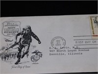 U.S. Marine Corps First Day Cover,