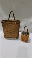 2 longaberger baskets