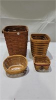 4 longaberger baskets