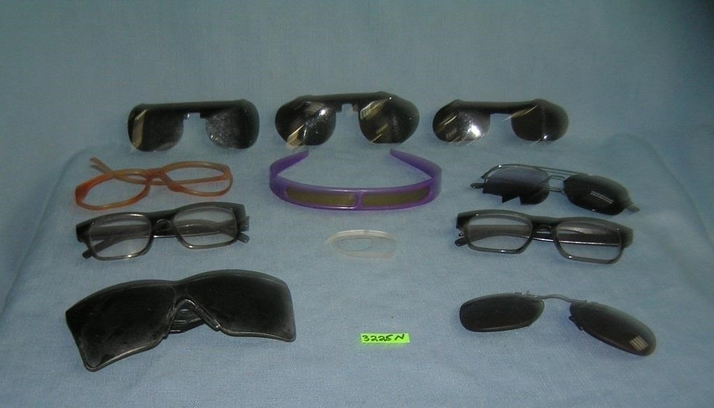 Collection of Vintage eyeware with parts