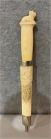 Antique Carved bone knife