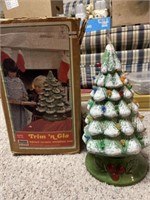 Marcia Ceramics vintage Christmas tree with