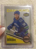 Canuck's Guillaume Brisebois rookie card