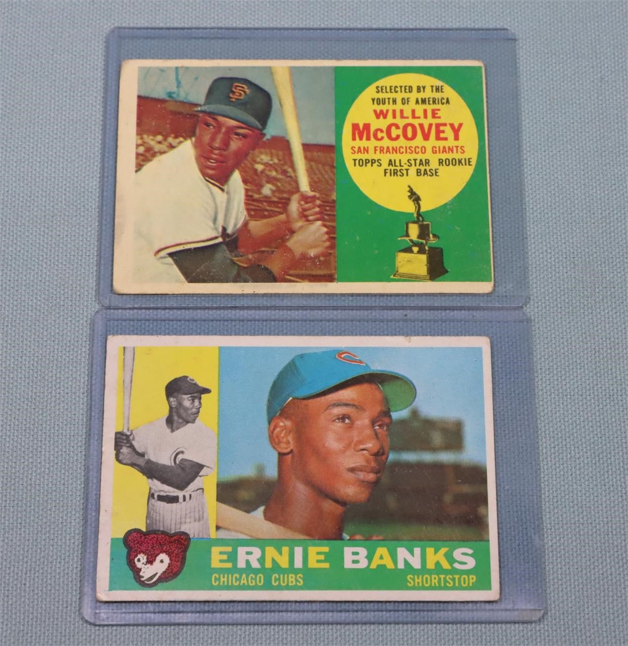 (2) 1960 Topps Baseball Cards
