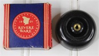 Revere Ware Bakelite Cover Knob w/Original Box