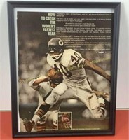 * Gale Sayers sports Illustrated 12x15