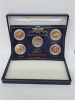2001 Gold Layered State Quarter Collection