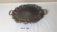 LARGE SILVER PLATED PLATTER