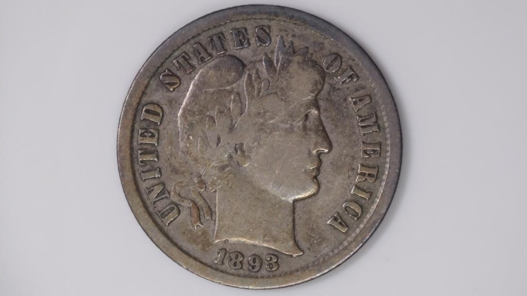 1893-S Liberty Head Barber Dime