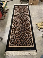 Cheetah Print Runner Rug - 72" L x 23" W -