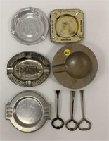 8 Piece Advertising Lot - Ashtrays & Paint Openers