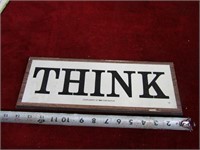 IBM Think sign. 14.5" by 5.25"