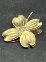 Brass Dogwood Paperclip Virginia Metal Crafters