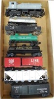 Lot of 8 Train Cars and Tankers