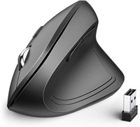 NEW $33 Wireless Vertical Mouse w/6 Buttons