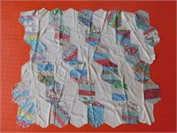 VINTAGE QUILT TOPPER ANTIQUE