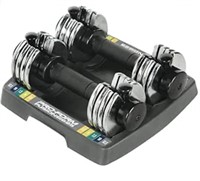 ProForm SpaceSaver Dumbbell (25 Double),Black