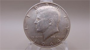 1964 U. S. Kennedy Half Dollar