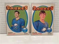 1971/72 Buffalo Sabres Card Lot