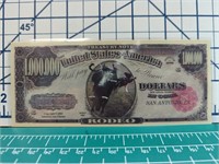 Rodeo banknote
